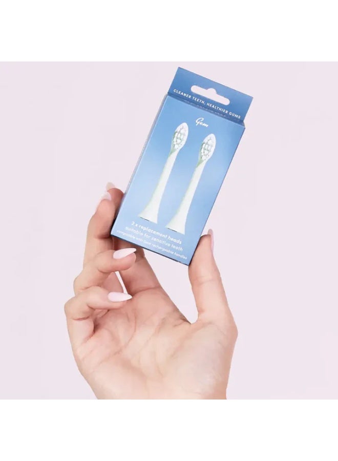 جم رؤوس بديلة لفرشاة أسنان كهربائية من جيم، لون نعناعي - Image 3